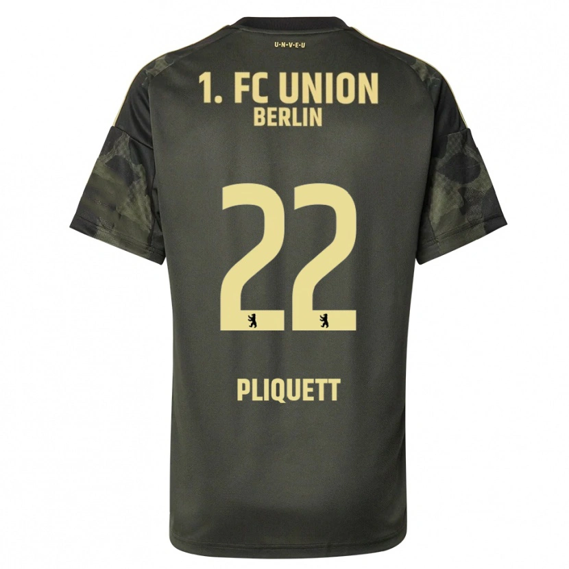 Danxen Kid Bruno Pliquett #22 Dark Green Black Away Jersey 2025/26 T-Shirt