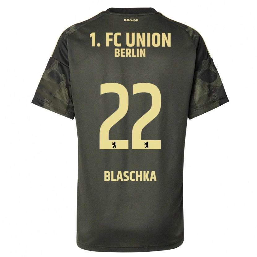 Danxen Kid Anouk Blaschka #22 Dark Green Black Away Jersey 2025/26 T-Shirt