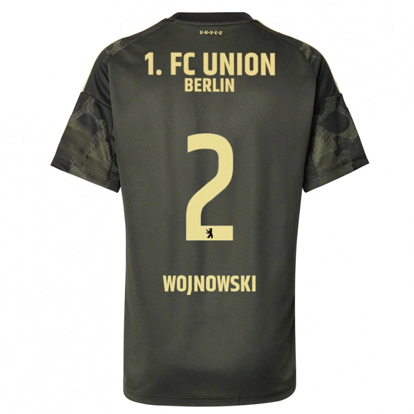 Danxen Kid Wiktorian Wojnowski #2 Dark Green Black Away Jersey 2025/26 T-Shirt