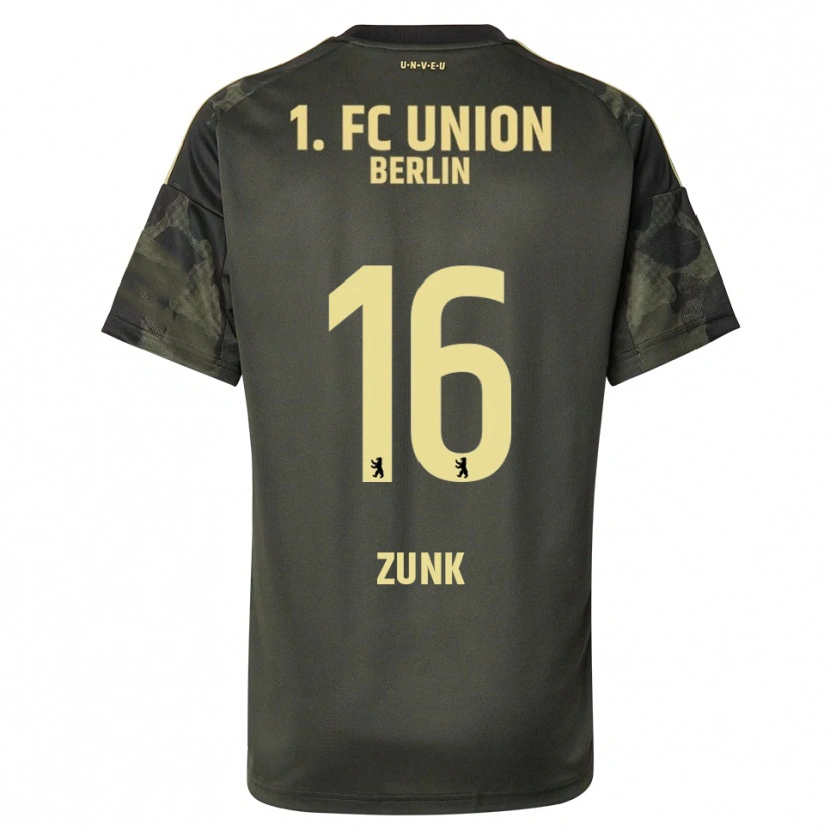 Danxen Kid Niklas Zunk #16 Dark Green Black Away Jersey 2025/26 T-Shirt