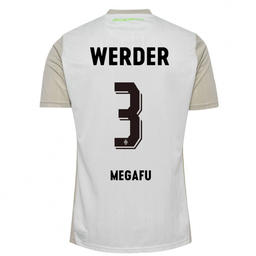 Danxen Kid Tim Megafu #3 White Black Away Jersey 2025/26 T-Shirt