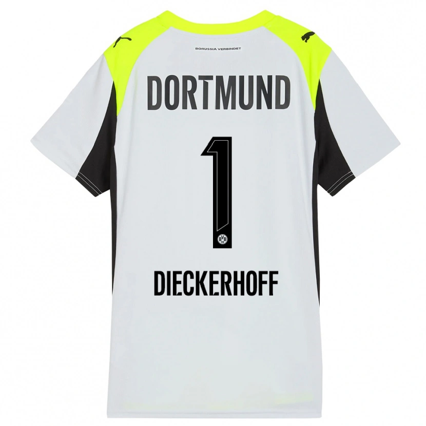 Danxen Kid Max Dieckerhoff #1 Fluorescent Yellow Away Jersey 2025/26 T-Shirt