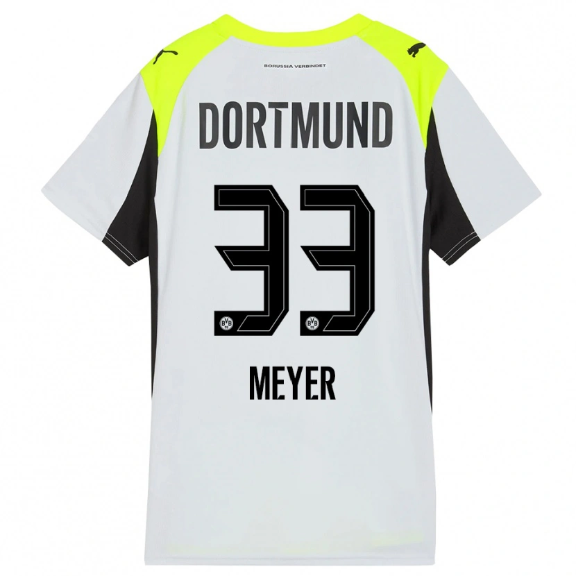 Danxen Kid Alexander Meyer #33 Fluorescent Yellow Away Jersey 2025/26 T-Shirt