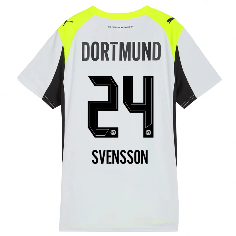 Danxen Kid Daniel Svensson #24 Fluorescent Yellow Away Jersey 2025/26 T-Shirt