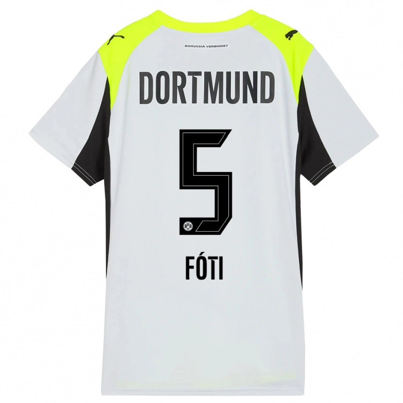 Danxen Kid Antonio Foti #5 Fluorescent Yellow Away Jersey 2025/26 T-Shirt