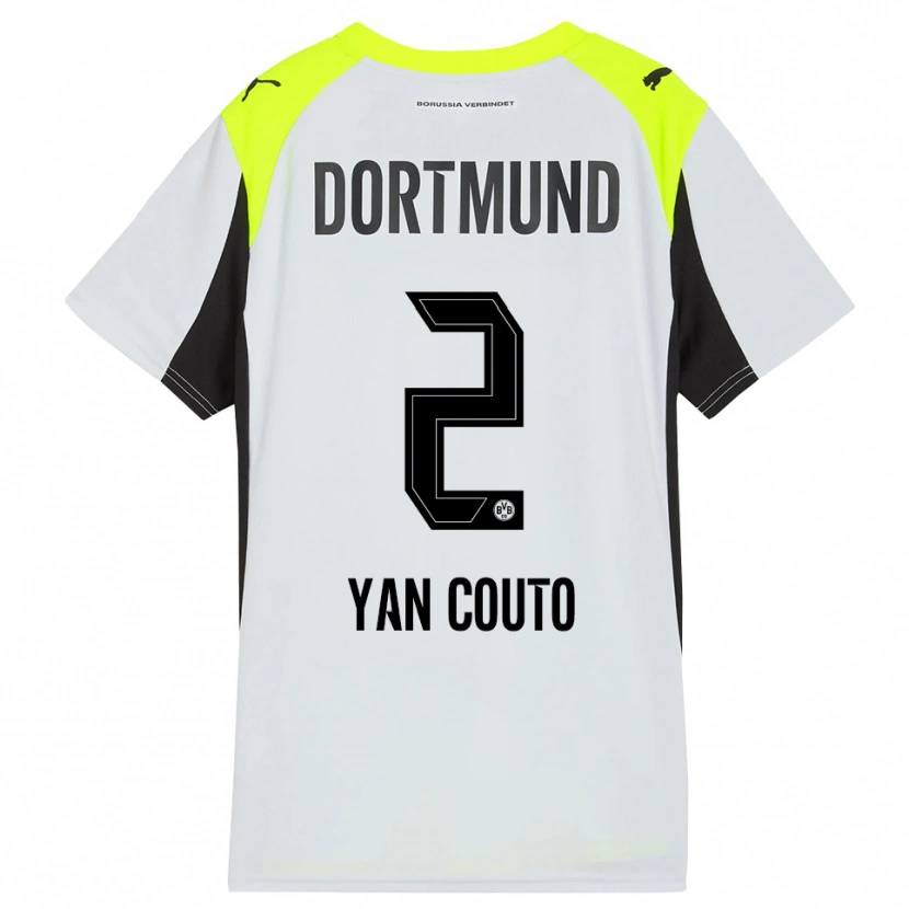 Danxen Kid Yan Couto #2 Fluorescent Yellow Away Jersey 2025/26 T-Shirt