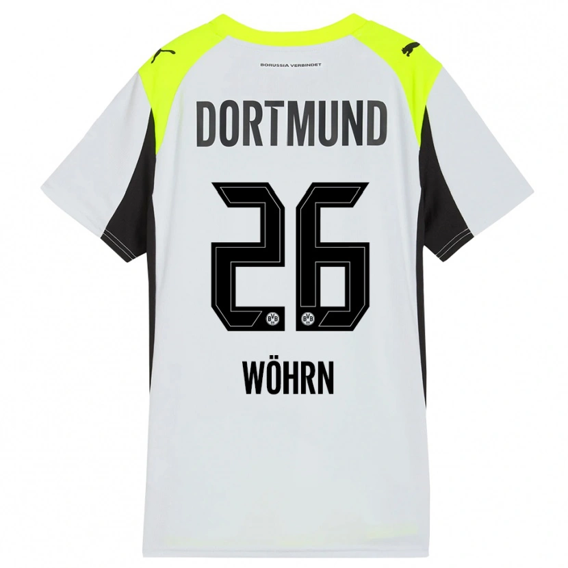 Danxen Kid Yasu Wöhrn #26 Fluorescent Yellow Away Jersey 2025/26 T-Shirt