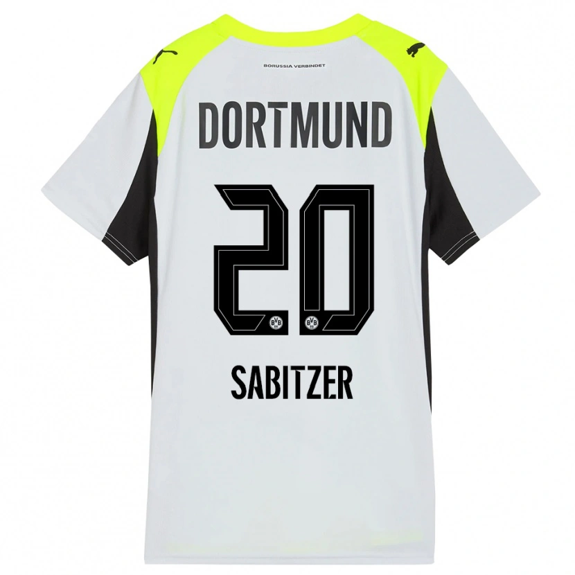 Danxen Kid Marcel Sabitzer #20 Fluorescent Yellow Away Jersey 2025/26 T-Shirt