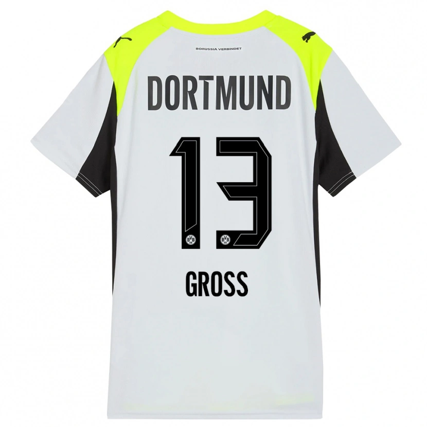 Danxen Kid Pascal Groß #13 Fluorescent Yellow Away Jersey 2025/26 T-Shirt