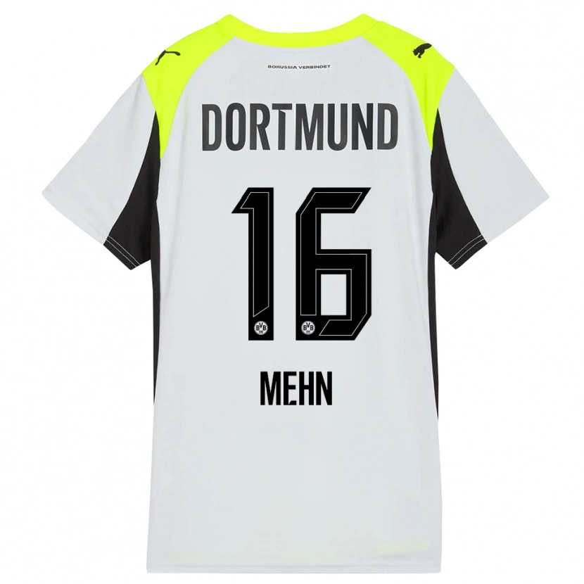 Danxen Kid Phil Josef Mehn #16 Fluorescent Yellow Away Jersey 2025/26 T-Shirt