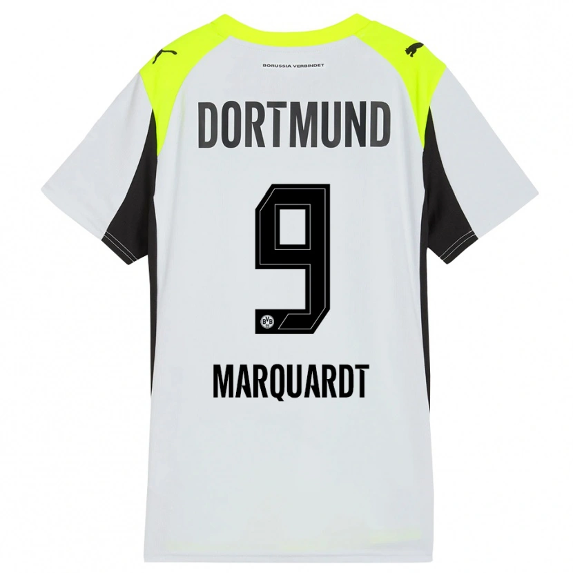 Danxen Kid Dana Marquardt #9 Fluorescent Yellow Away Jersey 2025/26 T-Shirt
