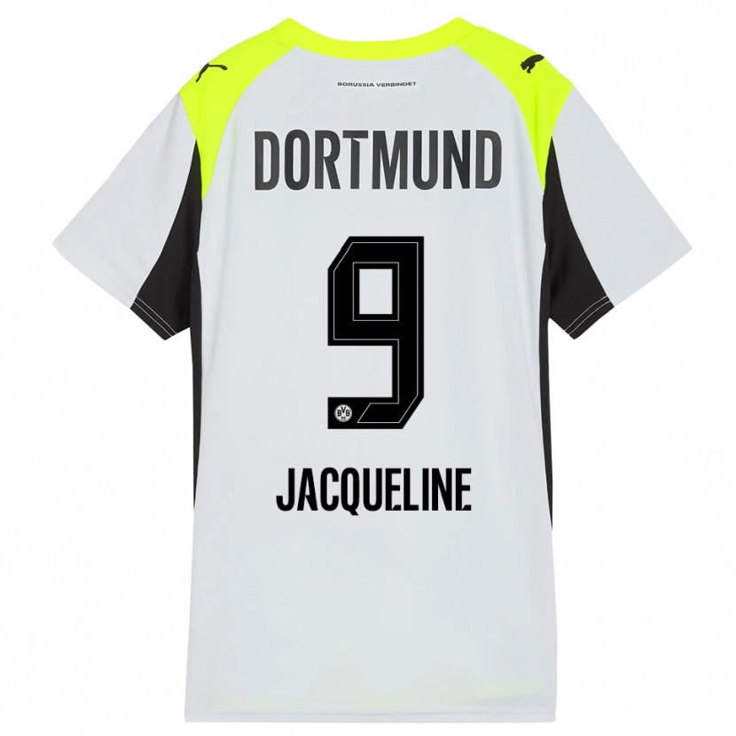 Danxen Kid Moreno Jacqueline #9 Fluorescent Yellow Away Jersey 2025/26 T-Shirt