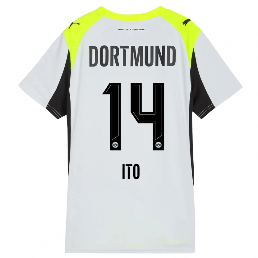 Danxen Kid Sara Ito #14 Fluorescent Yellow Away Jersey 2025/26 T-Shirt