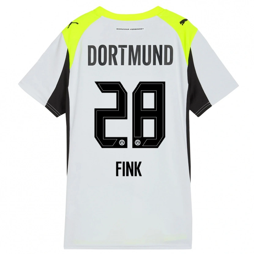 Danxen Kid Bradley Fink #28 Fluorescent Yellow Away Jersey 2025/26 T-Shirt
