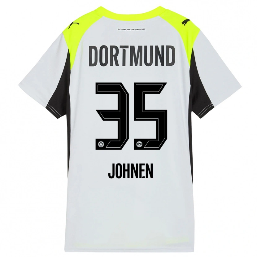Danxen Kid Marcel Johnen #35 Fluorescent Yellow Away Jersey 2025/26 T-Shirt