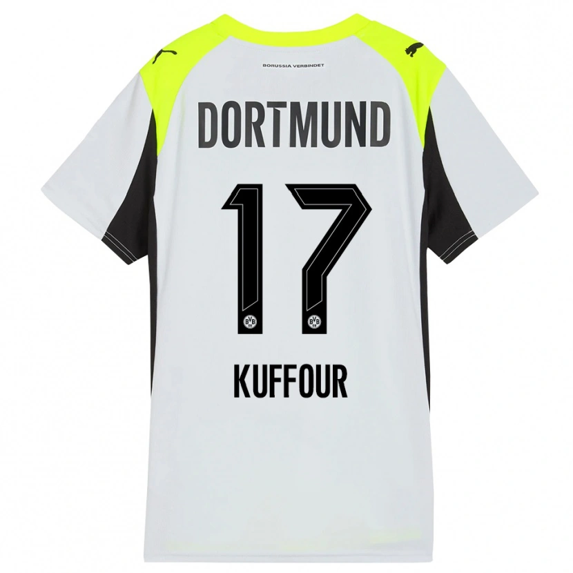Danxen Kid Lloyd-Addo Kuffour #17 Fluorescent Yellow Away Jersey 2025/26 T-Shirt