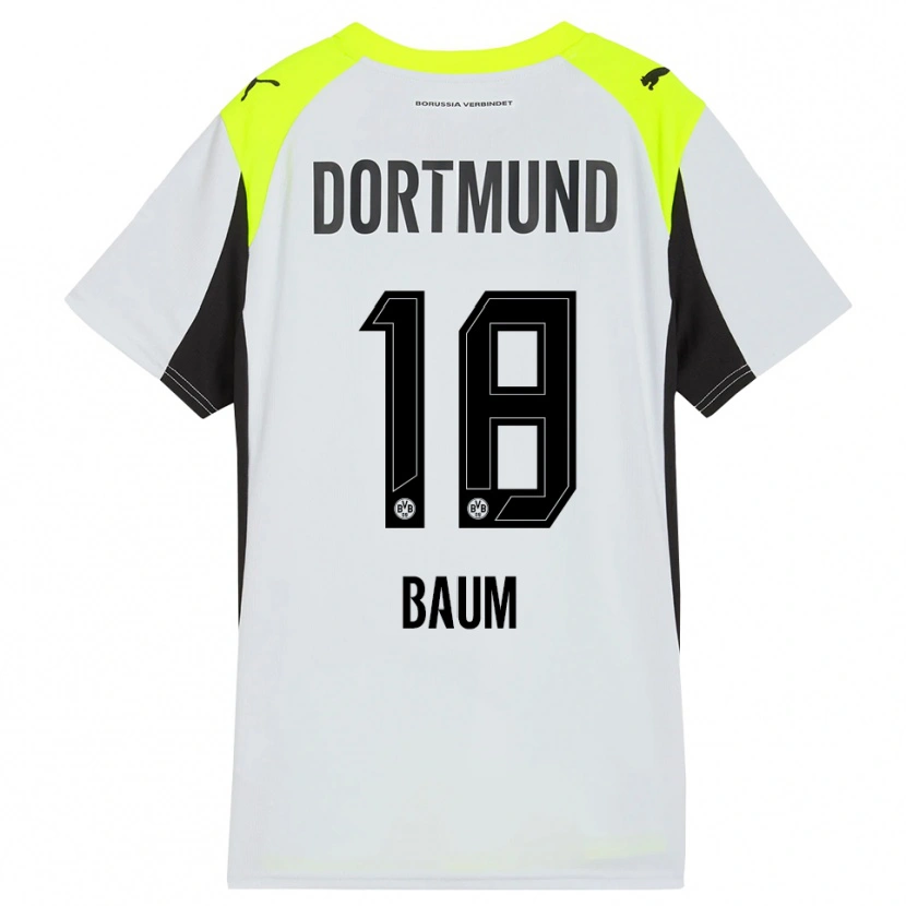 Danxen Kid Celina Baum #18 Fluorescent Yellow Away Jersey 2025/26 T-Shirt