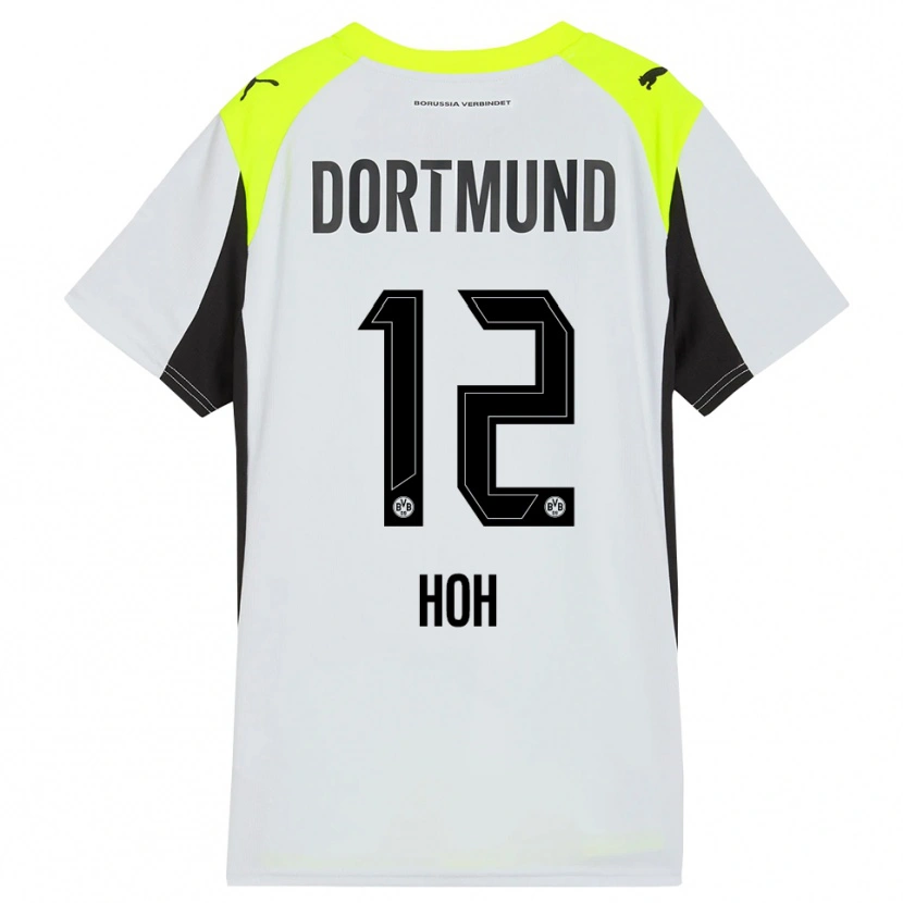 Danxen Kid Hendrik Hoh #12 Fluorescent Yellow Away Jersey 2025/26 T-Shirt