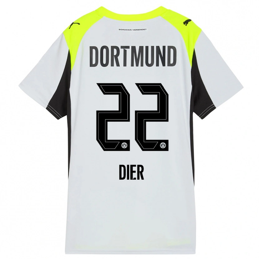 Danxen Kid Henrik Dier #22 Fluorescent Yellow Away Jersey 2025/26 T-Shirt