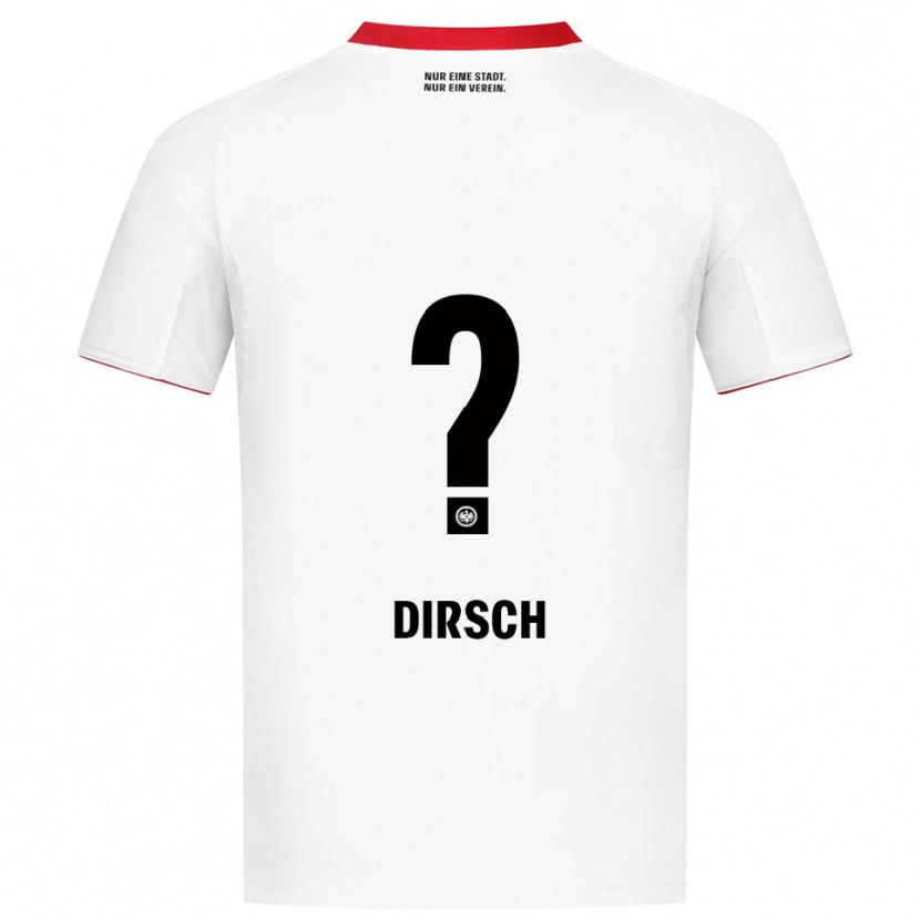 Danxen Kid Moritz Dirsch #0 White Red Away Jersey 2025/26 T-Shirt