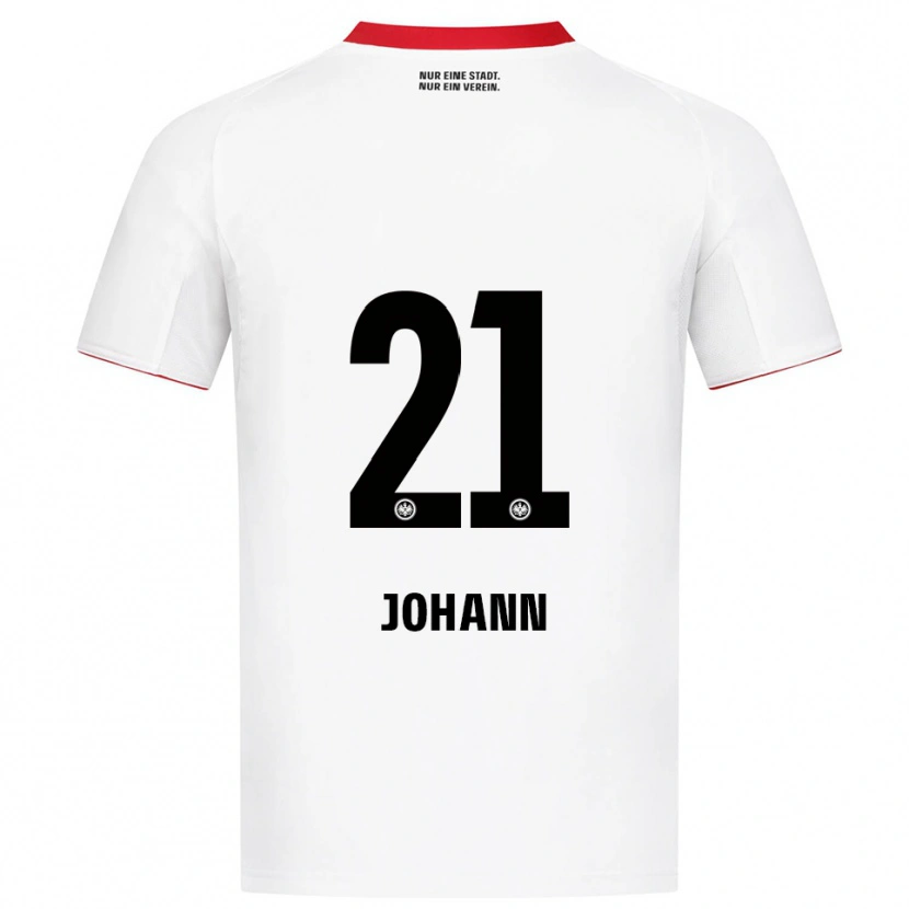Danxen Kid Hannah Johann #21 White Red Away Jersey 2025/26 T-Shirt