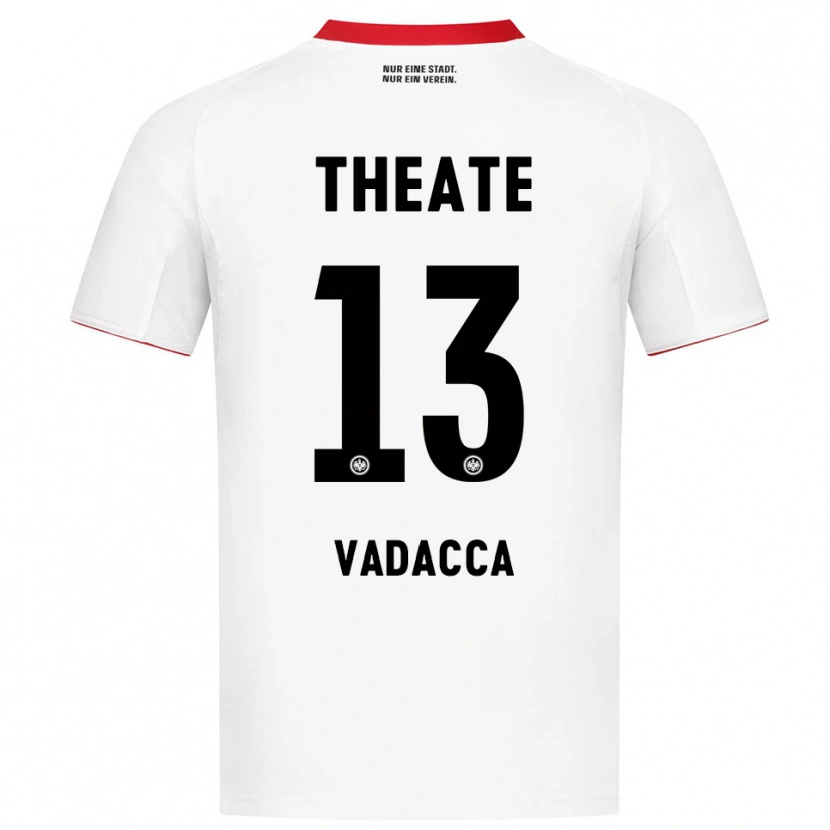 Danxen Kid Gianni Vadacca #13 White Red Away Jersey 2025/26 T-Shirt