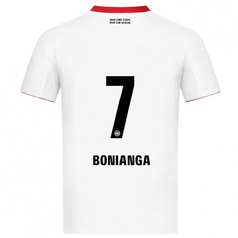 Danxen Kid Phinees Bonianga #7 White Red Away Jersey 2025/26 T-Shirt