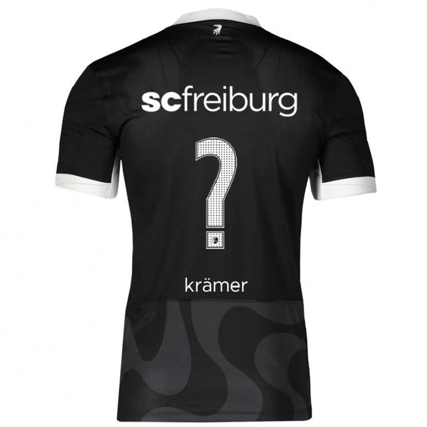 Danxen Kid Jannis Krämer #0 Black White Away Jersey 2025/26 T-Shirt
