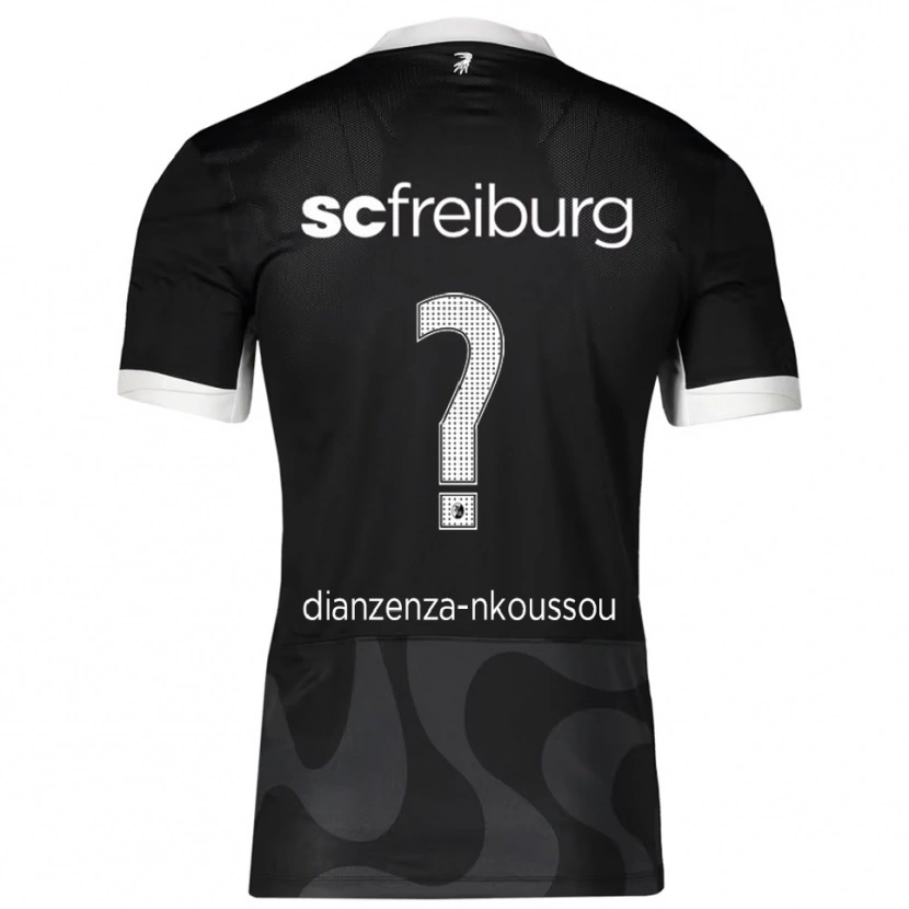 Danxen Kid Chrisdy Dianzenza-Nkoussou #0 Black White Away Jersey 2025/26 T-Shirt