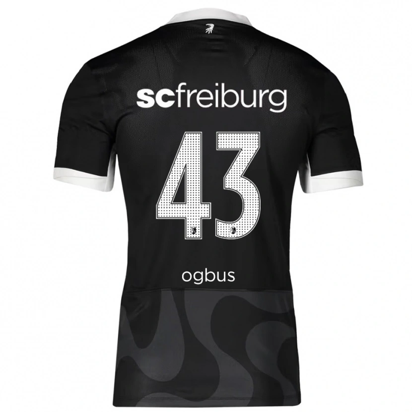 Danxen Kid Bruno Ogbus #43 Black White Away Jersey 2025/26 T-Shirt