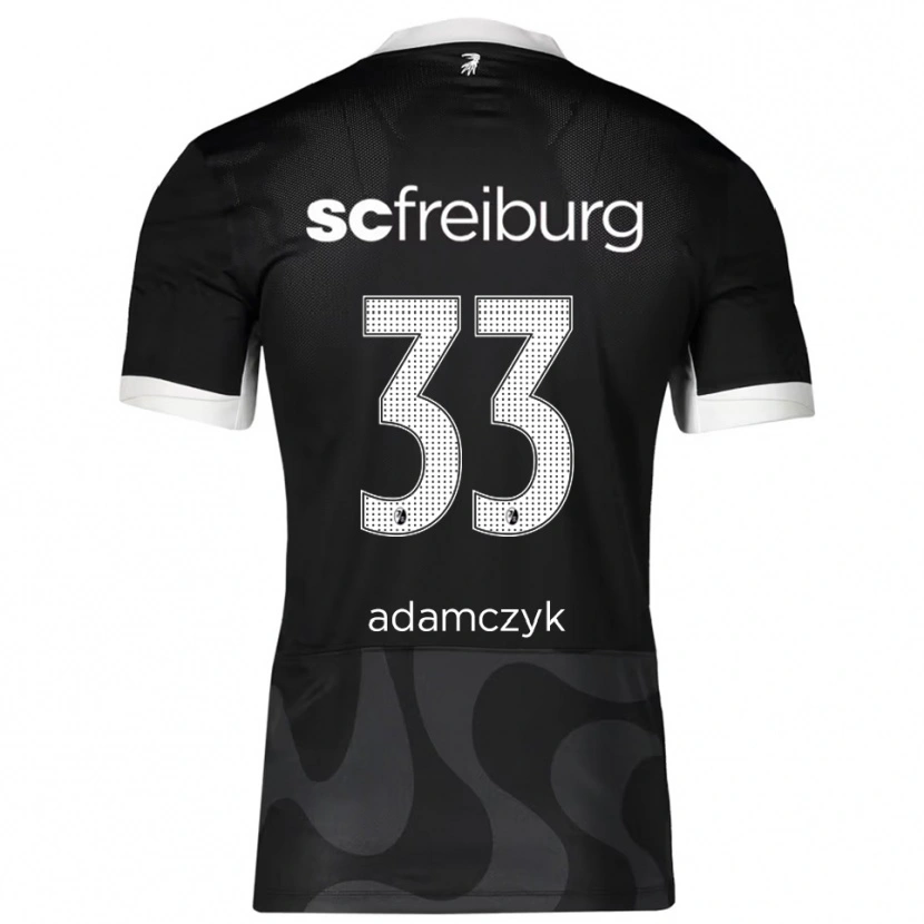 Danxen Kid Rebecca Adamczyk #33 Black White Away Jersey 2025/26 T-Shirt