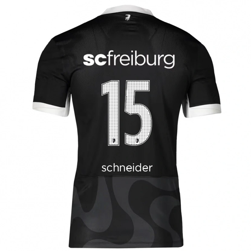 Danxen Kid Maj Schneider #15 Black White Away Jersey 2025/26 T-Shirt