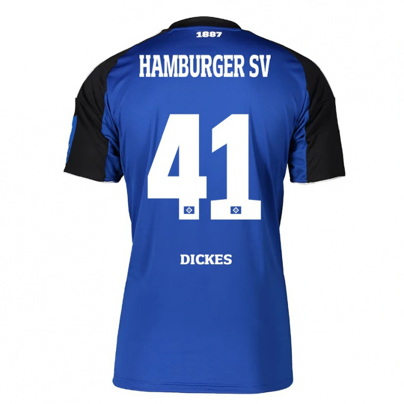 Danxen Kid Fernando Dickes #41 Blue Black Away Jersey 2025/26 T-Shirt