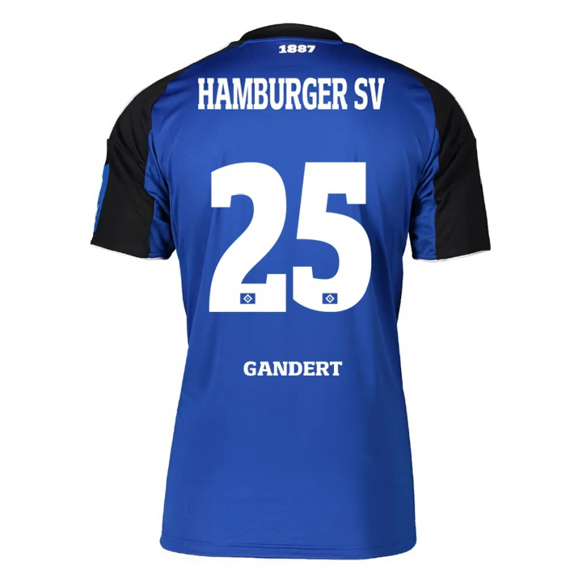 Danxen Kid Jeremy Gandert #25 Blue Black Away Jersey 2025/26 T-Shirt