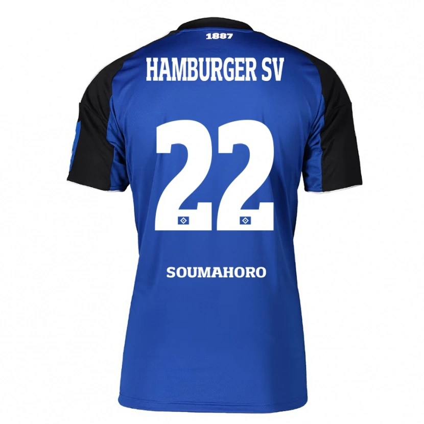 Danxen Kid Aboubaka Soumahoro #22 Blue Black Away Jersey 2025/26 T-Shirt