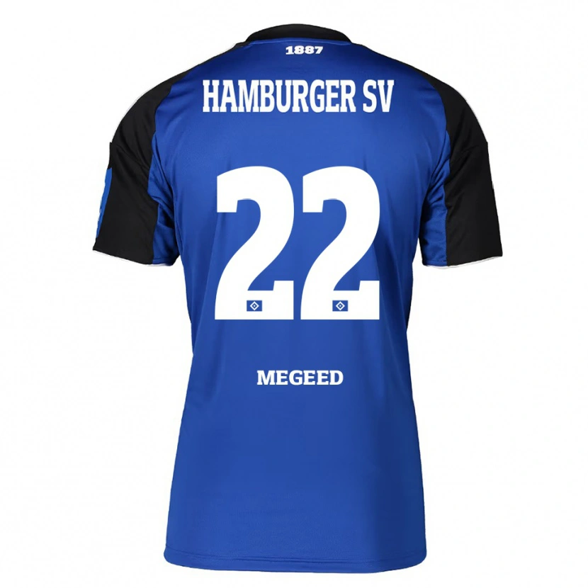 Danxen Kid Omar Megeed #22 Blue Black Away Jersey 2025/26 T-Shirt