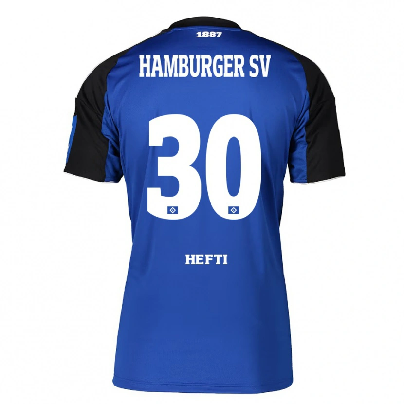 Danxen Kid Silvan Hefti #30 Blue Black Away Jersey 2025/26 T-Shirt