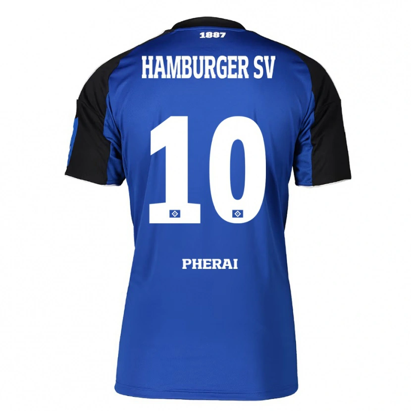 Danxen Kid Immanuel Pherai #10 Blue Black Away Jersey 2025/26 T-Shirt