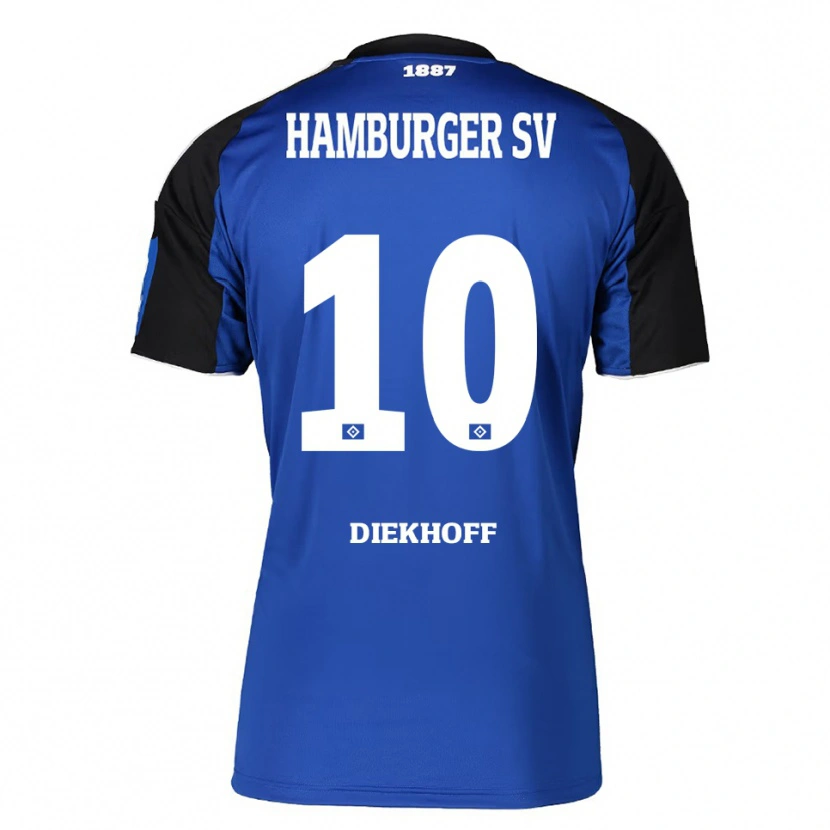 Danxen Kid Hannah Diekhoff #10 Blue Black Away Jersey 2025/26 T-Shirt