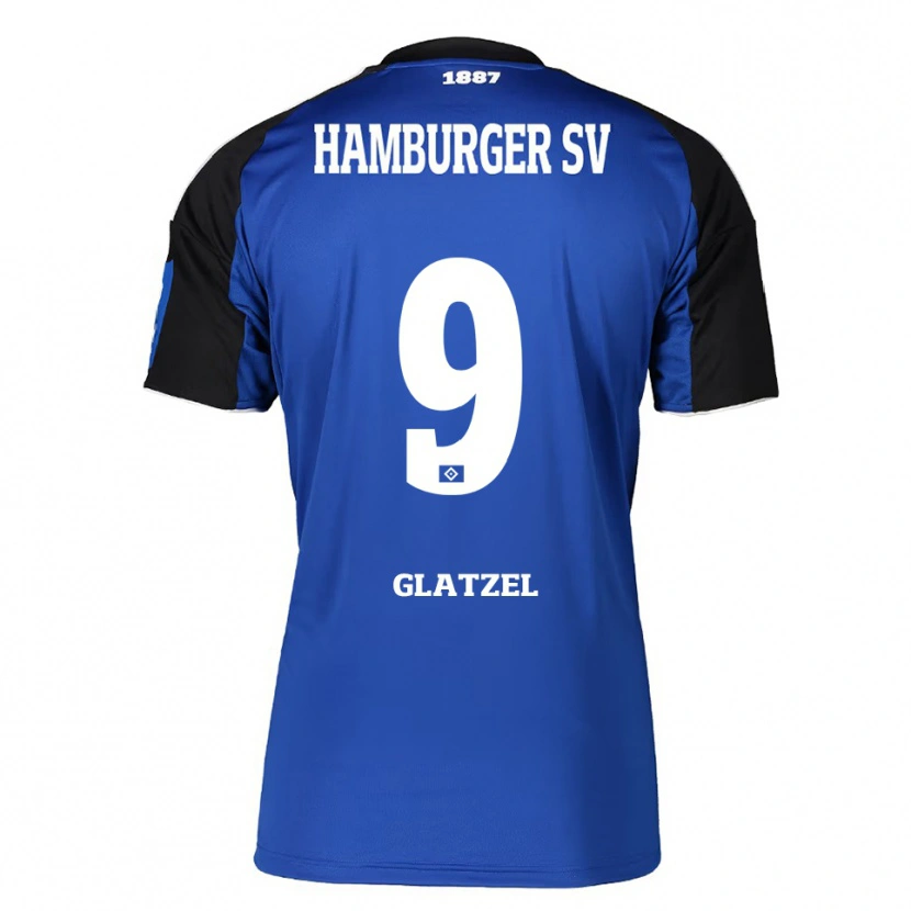 Danxen Kid Robert Glatzel #9 Blue Black Away Jersey 2025/26 T-Shirt