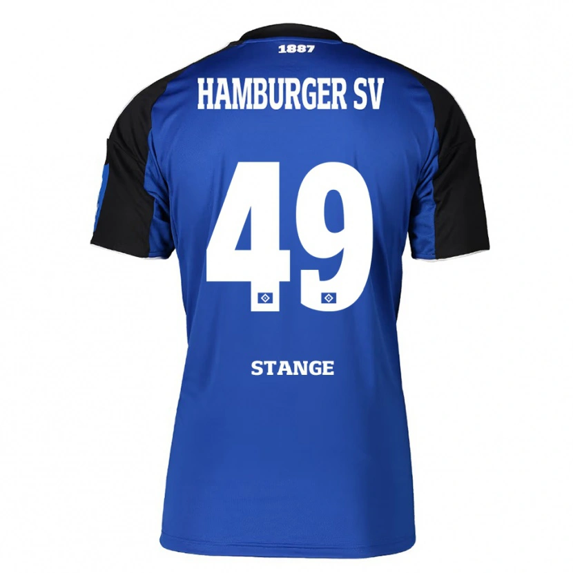 Danxen Kid Otto Stange #49 Blue Black Away Jersey 2025/26 T-Shirt