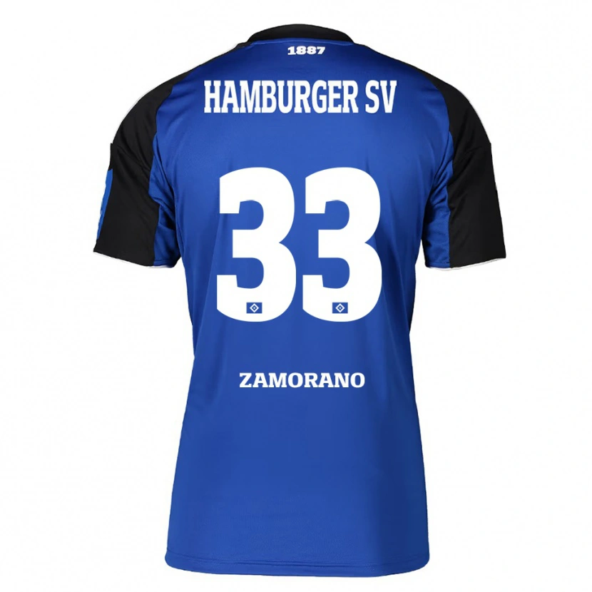 Danxen Kid Jolina Zamorano #33 Blue Black Away Jersey 2025/26 T-Shirt