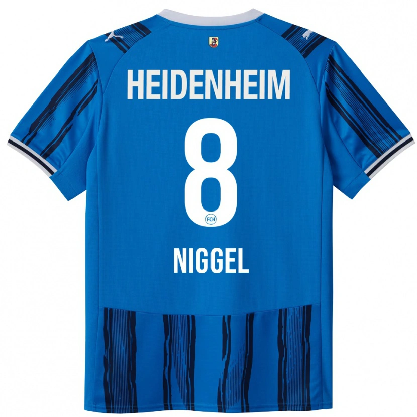 Danxen Kid Henrik Niggel #8 Blue Navy Away Jersey 2025/26 T-Shirt