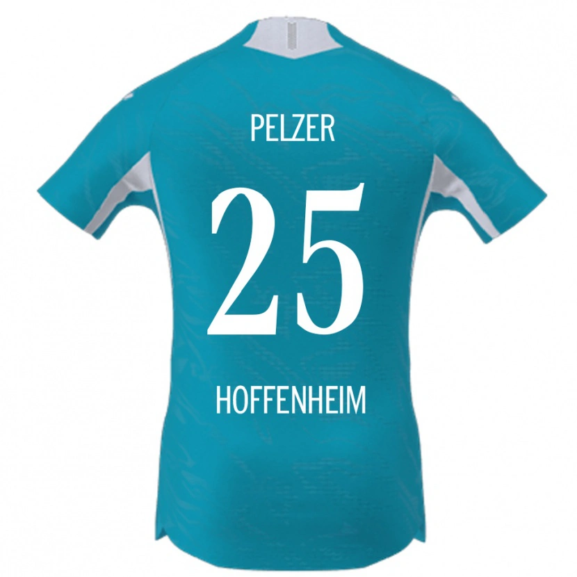 Danxen Kid Gianluca Pelzer #25 Sky Blue Away Jersey 2025/26 T-Shirt