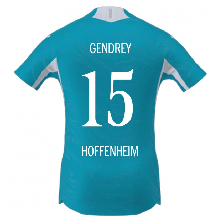 Danxen Kid Valentin Gendrey #15 Sky Blue Away Jersey 2025/26 T-Shirt