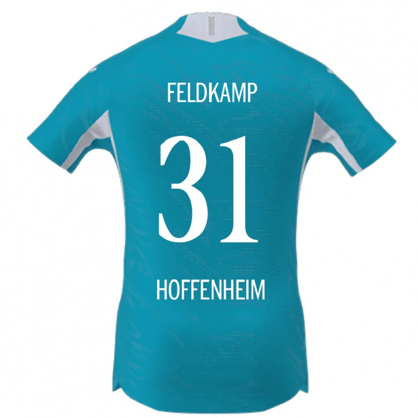 Danxen Kid Jana Feldkamp #31 Sky Blue Away Jersey 2025/26 T-Shirt
