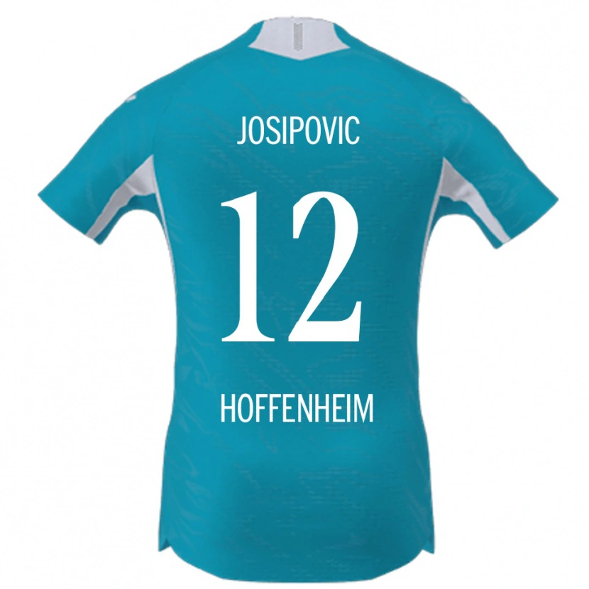 Danxen Kid Mihael Josipovic #12 Sky Blue Away Jersey 2025/26 T-Shirt