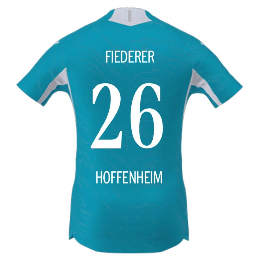 Danxen Kid Tom Fiederer #26 Sky Blue Away Jersey 2025/26 T-Shirt