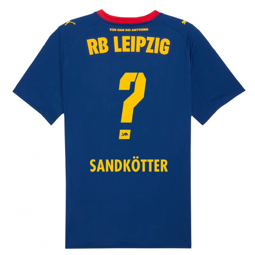 Danxen Kid Constantin Sandkötter #0 Navy Red Away Jersey 2025/26 T-Shirt