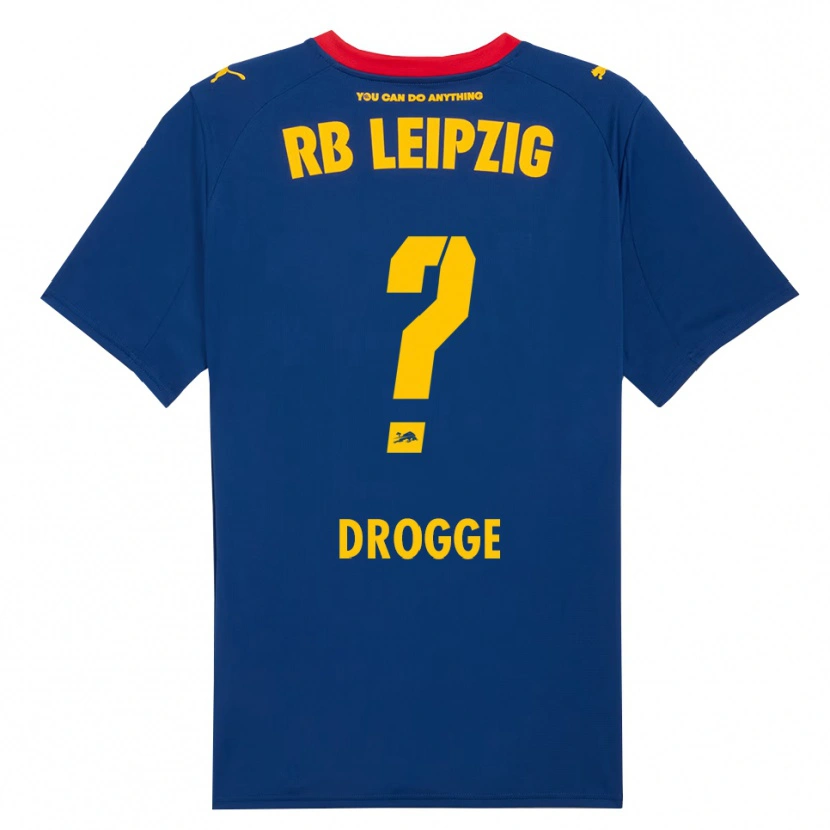 Danxen Kid Lennert Drogge #0 Navy Red Away Jersey 2025/26 T-Shirt